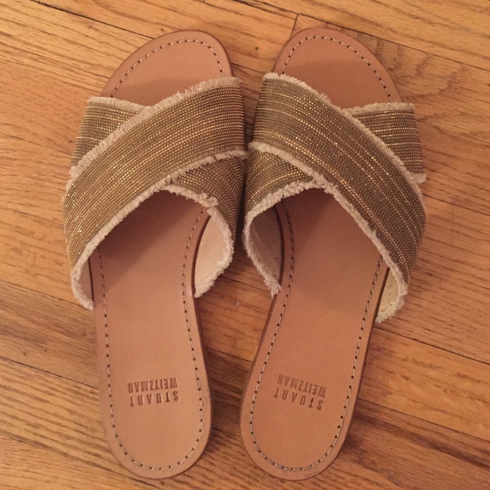 Stuart Weitzman Byway criss cross sandal